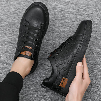 Zapatos casuales de moda para hombres con cabeza redonda y juveniles