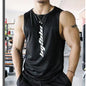 Modisches, ärmelloses, schnell trocknendes Sport-Trainings-T-Shirt