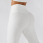 Neue Pilates- und Yoga-Sporthosen, Radlerhosen, hoher Bund, eng anliegend, Po-Lifting, Laufleggings