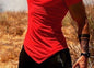 Muscle Master eng anliegendes T-Shirt für den Sommersport, zum Training und Laufen, schnell trocknend, atmungsaktiv, elastisch und leicht