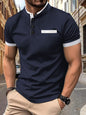 Polo de hombre POLO con cuello alto y estampado a cuadros