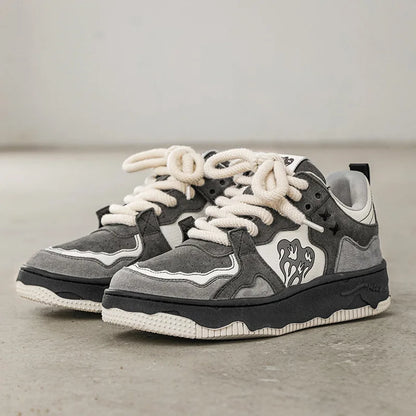 Retro Hip-Hop Punk Goth Vulkan Damen- und Herrenschuhe