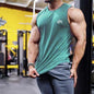 Herren-Tanktop, Sommer, Sport, figurbetont, atmungsaktiv, zum Laufen und Trainieren