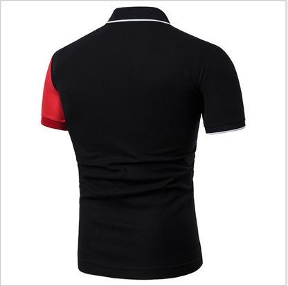 Camiseta tipo polo de manga corta para hombre