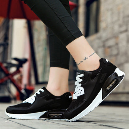 Zapatillas deportivas para hombre, ligeras, con malla transpirable, antideslizantes, con cordones, para exteriores.