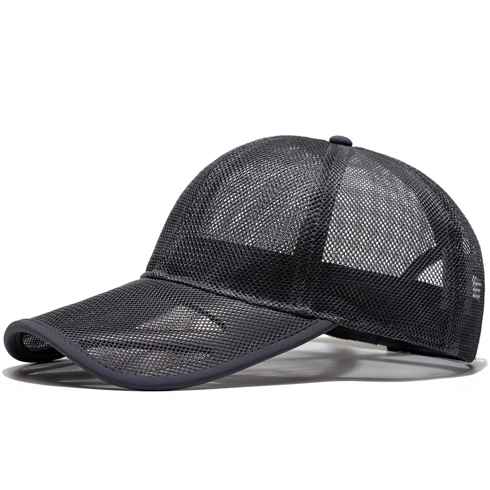 Gorra de verano de malla para adultos,