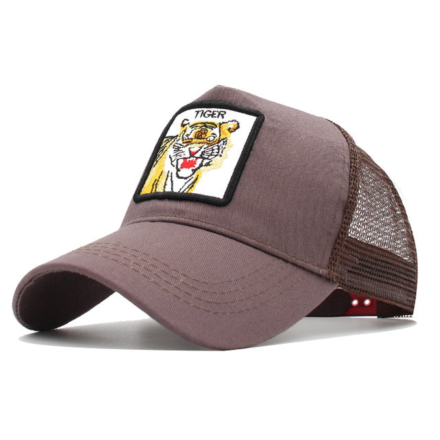 gorra animales bordados