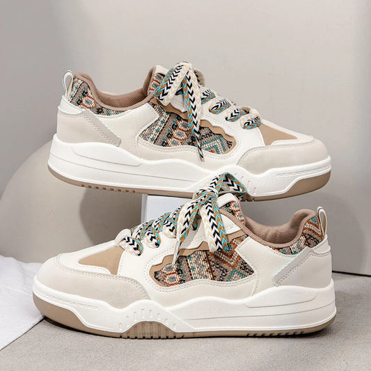 Modische Damen-Freizeitschuhe für den Frühling mit dicker Sohle