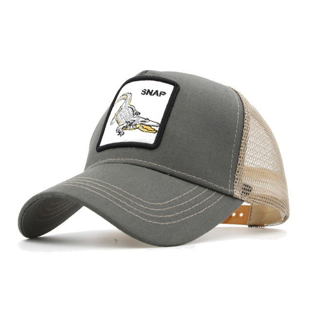 gorra animales bordados