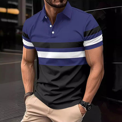 Polo deportivo de rayas para hombre