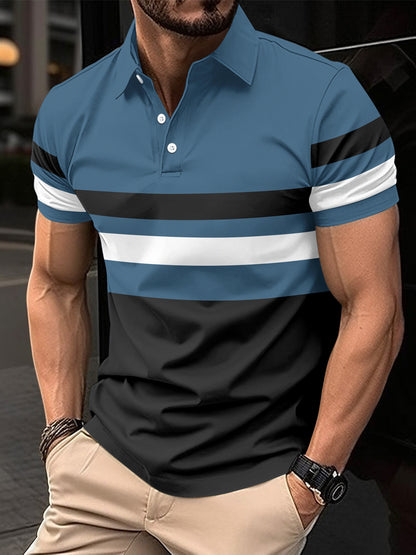 Polo deportivo de rayas para hombre