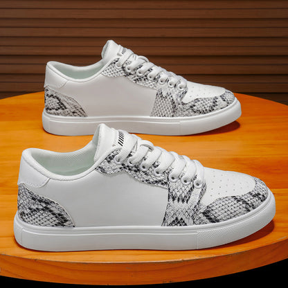 Atmungsaktive, bequeme, schlichte Herrenschuhe mit dicker Sohle