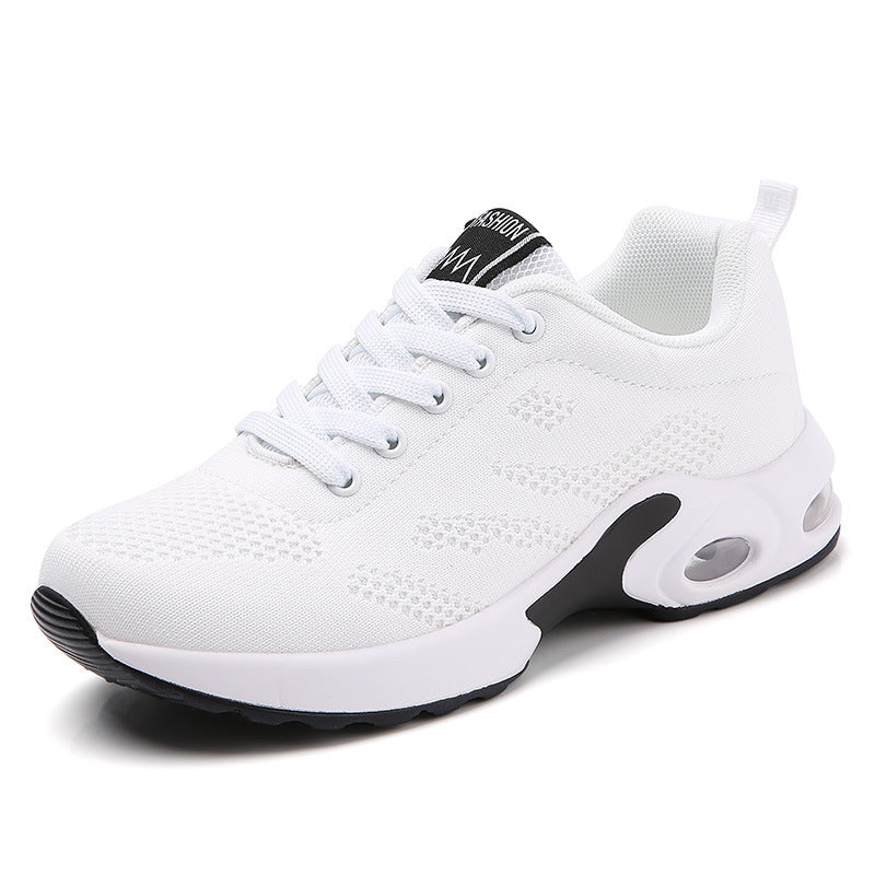 Zapatos deportivos y casuales Flyknit con suela suave transpirable y cojín de aire
