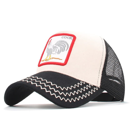 gorra animales bordados