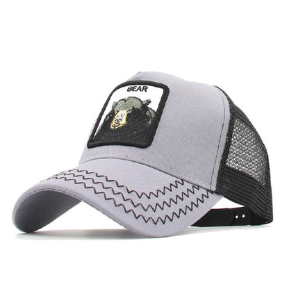 gorra animales bordados