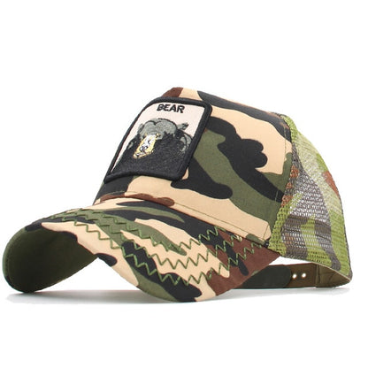 gorra animales bordados