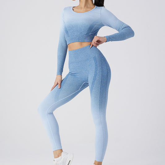 Nahtlose, eng anliegende Strick-Fitnesshose