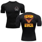 Baki Anime Print Kompressions-T-Shirts für Herren,