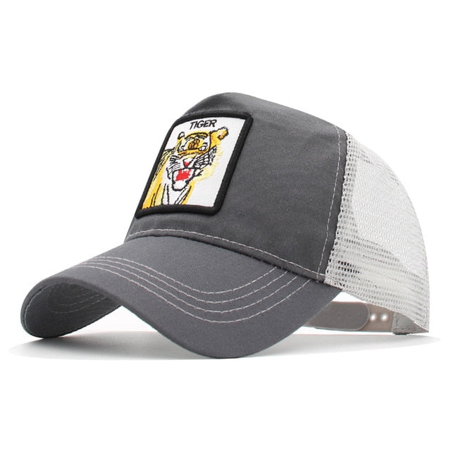 gorra animales bordados