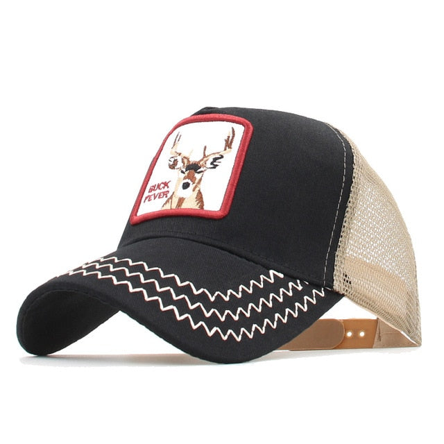 gorra animales bordados