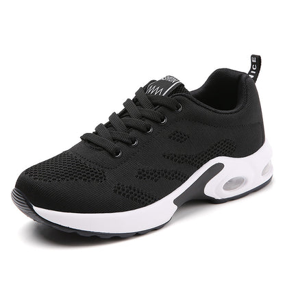 Zapatos deportivos y casuales Flyknit con suela suave transpirable y cojín de aire