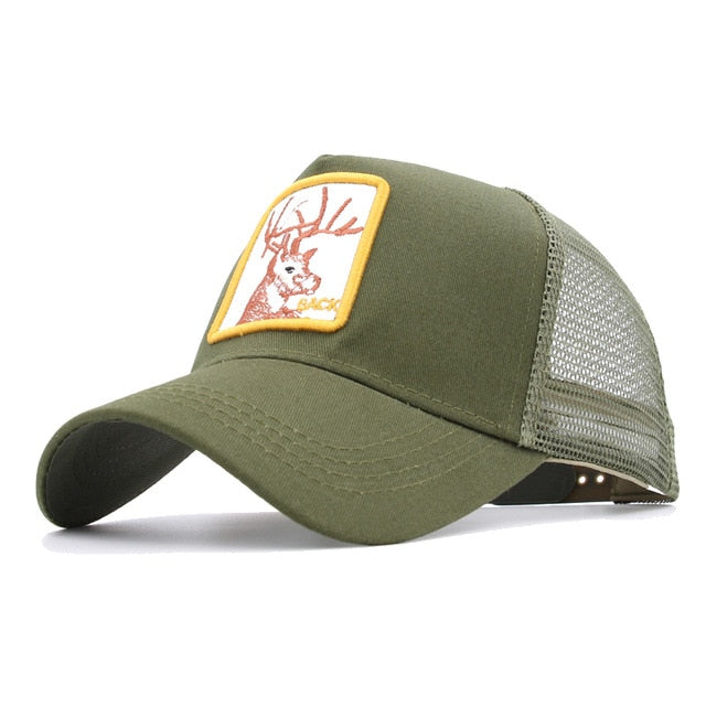 gorra animales bordados