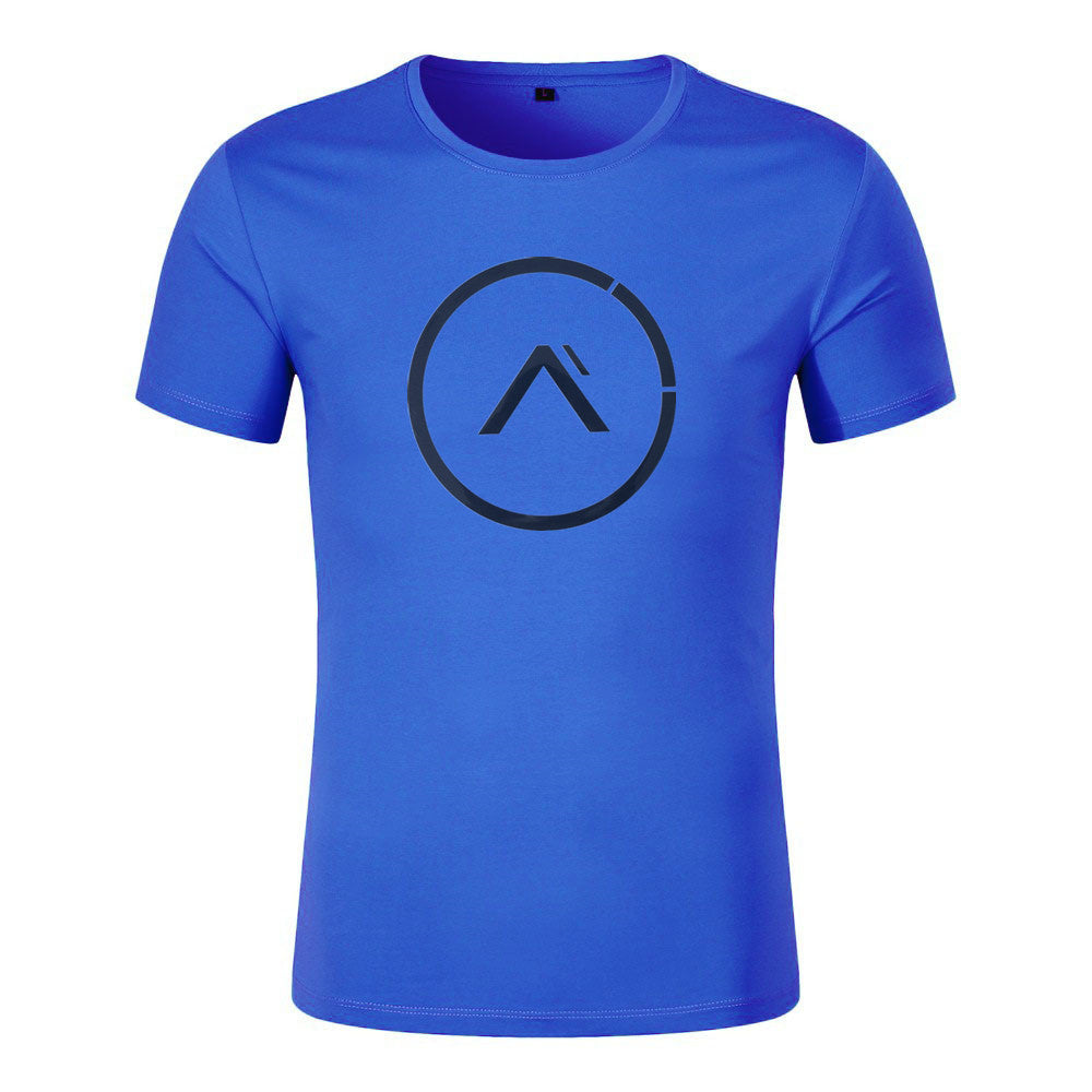 Muscle Master Herren Kompressionsshirt für Sommer-Fitness, Kurzarm, atmungsaktiv, zum Laufen und Trainieren
