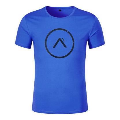 Muscle Master Herren Kompressionsshirt für Sommer-Fitness, Kurzarm, atmungsaktiv, zum Laufen und Trainieren