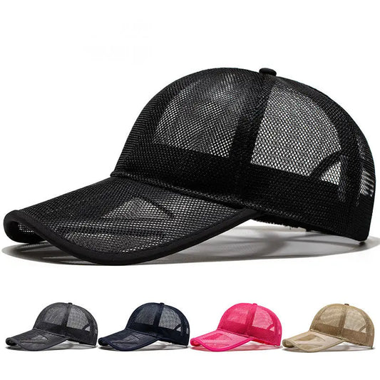 Gorra de verano de malla para adultos,