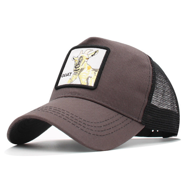 gorra animales bordados