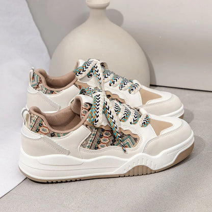 Modische Damen-Freizeitschuhe für den Frühling mit dicker Sohle