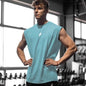 Chaleco Deportivo que Quema Músculos para Hombres, Verano, Casual, para Correr y Entrenamiento, Sudadera Holgada y Oversize de Malla con Cuello Redondo