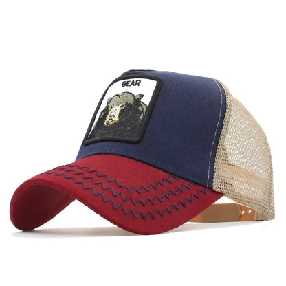 gorra animales bordados