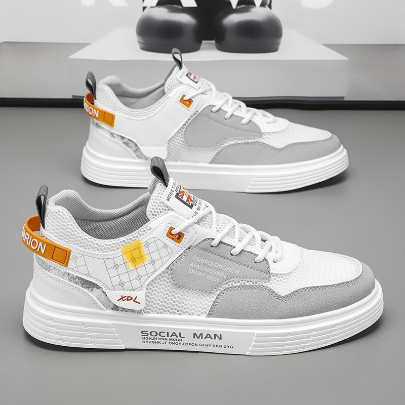 Zapatos casuales de verano nuevos, transpirables y versátiles, de malla