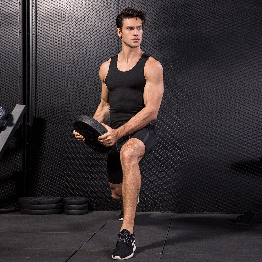Eng anliegende Trainingsweste für Herren Sports