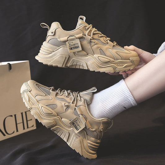 Neue Mode Koreanische Version Mädchen Dicke Sohle Sportschuhe